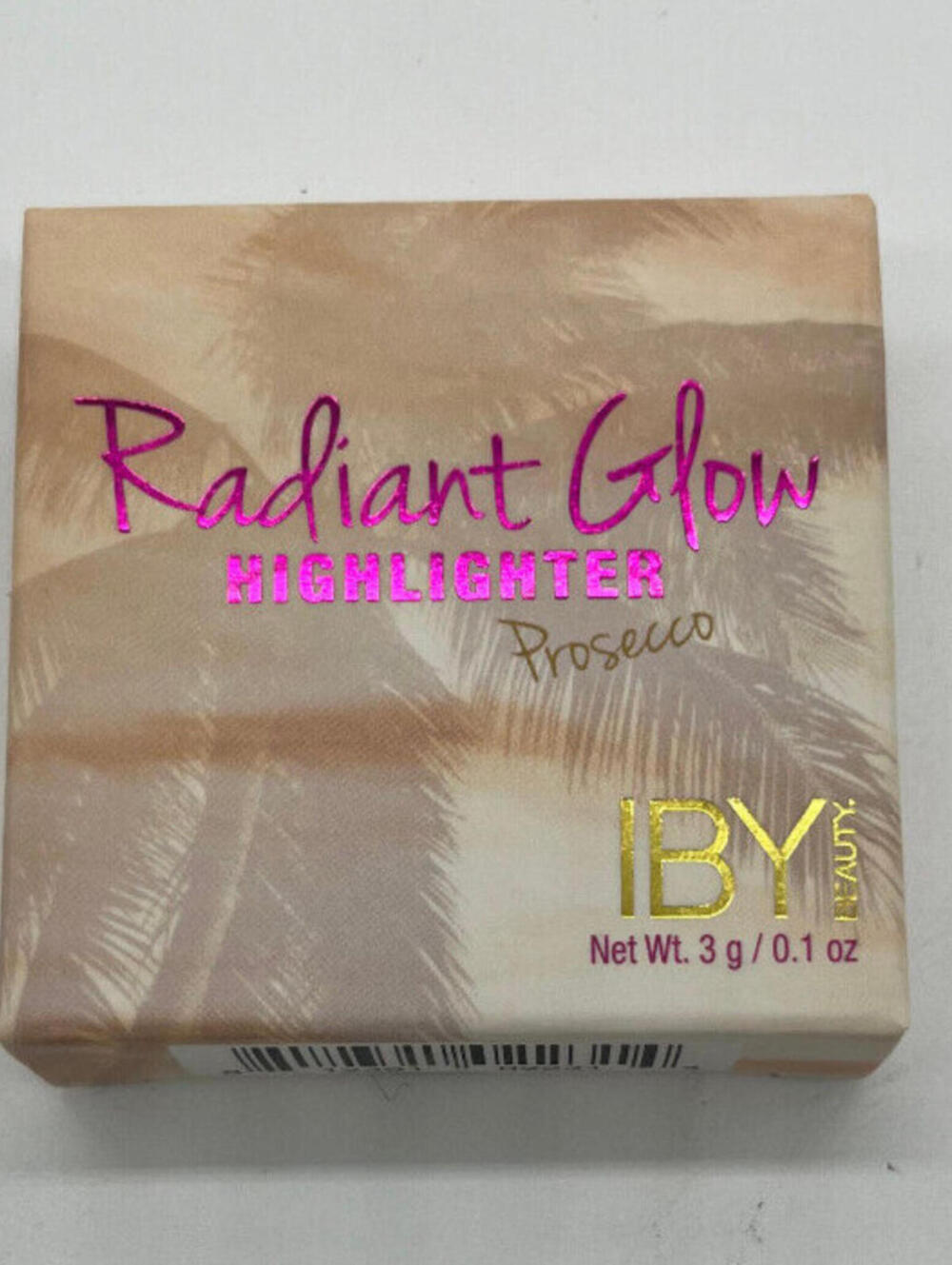 IBY Beauty Radiant Glow Highlighter PROSECCO Travel Size 0.1oz/ 3g Ea NIB